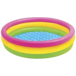 Басейн надувний дитячий Intex 57422 NP Веселка 147x33 см 355 л для дітей від 3 років