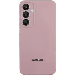 Чохол Silicone Cover Lakshmi Full Camera (AA) with logo для Samsung Galaxy S25 Рожевий / Pink Sand