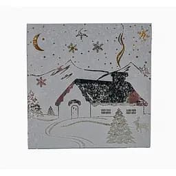 Подсвечник Заснеженный домик