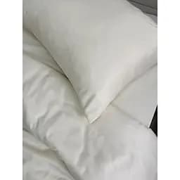 Комплект постільної білизни Ecotton Cream Yellow євро полісатин кремово-жовтий (25189) - мініатюра 4