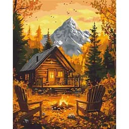 Картина за номерами "Осіннє тепло вогнища" BS54169, 40х50 см