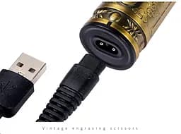 Професійна машинка для стрижки, окантовочна машинка VGR V-085 (Бронза) - мініатюра 10