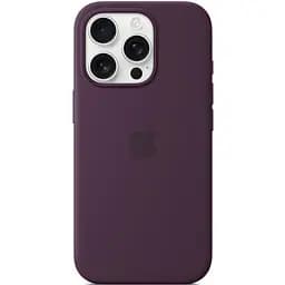 Чохол-накладка Apple Silicone Case with MagSafe для Apple iPhone 16 Pro Plum (MYYM3) - мініатюра 3