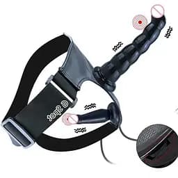 Подвійний страпон зі знімними фалоімітаторами