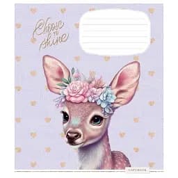 Тетрадь ученическая Школярик Shiny friends 012-3244L-1 в линию 12 листов