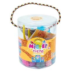 Набор теста для лепки Strateg Мистер тесто, с блестками, 22 цветов (71811)