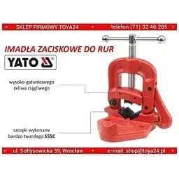 Лещата відкидні для труб YATO Ø-до 90 мм (YT-6512) - мініатюра 2