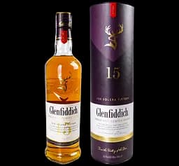 Виски Glenfiddich Single Malt Scotch, 15 лет, 40 %, 0,7 л (476802)