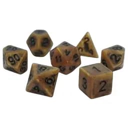 Набор кубиков Ancient 7 Dice Set - Gold , 7 шт. (g7danc01)