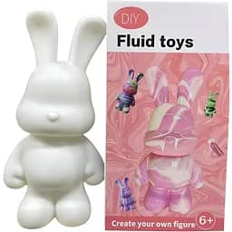 Набір для творчості Флюїдний кролик Fluid Bunny з фарбами 33 см (24-603)