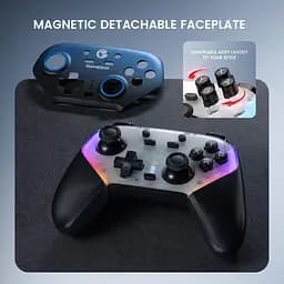 Бездротовий геймпад GameSir Super Nova (Hall Effect, BT, 2.4G, 1000 мАг) Док станція - мініатюра 2
