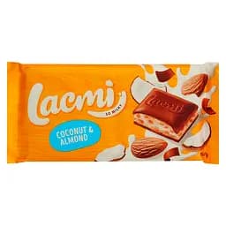 Шоколад Roshen Lacmi молочный с миндалем и кокосовым кремом 84 г