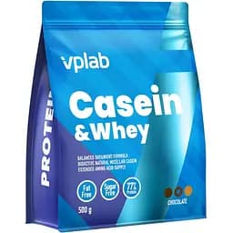 Протеїнова суміш VPLab Casein & Whey Chocolate 500 г