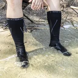 Шкарпетки водонепроникні Dexshell Compression Mudder, р-р XL, сірі - мініатюра 16