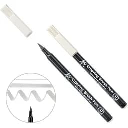 Маркер-кисть акварельная KOI Серый холодный светлый (153) Sakura