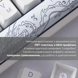 Клавіатура Ducky One 3 Mini Cherry MX Brown RGB White (DKON2161ST-BUAPXPWWWSC1) UA [125718] - мініатюра 9