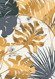 Набір картин за номерами з металевими фарбами Riviera Blanca Тропічні візерунки (ITR-066) 3 шт в наборі