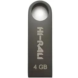 Флеш накопитель USB 4Gb Hi-Rali Shuttle черный USB 2.0 (HI-4GBSHBK)