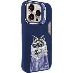 Чохол Epik TPU+PC Friends для Apple iPhone 15 Pro 6.1 Blue Wolf