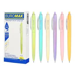 Набір ручок, олійних автоматичних PEARL, 12 шт., 0.7 мм, синій, BM.8371