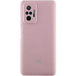 Чохол Lakshmi Silicone Cover Full Camera (AAA) with Logo для Xiaomi Redmi Note 10 Pro / 10 Pro Max Рожевий / Pink Sand