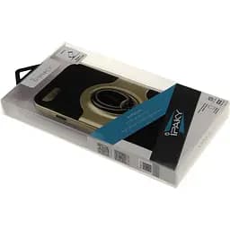 Чохол-накладка iPaky PC Bumper Soft case with 360 finger ring holder iPhone 7 Gold - мініатюра 2