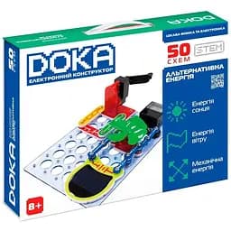 Конструктор DOKA электронный Альтернативная энергия (50 схем) (D70711)
