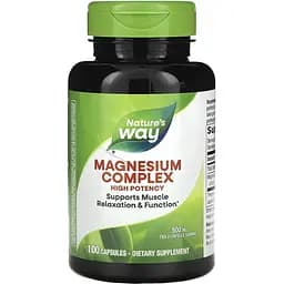 Магний Цитрат Nature's Way Magnesium Complex 100 капсул