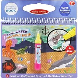 Книжка для рисования водой Bambi LT39 на пружине картинки 4 шт. маркер Вид 8