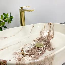 Умивальник VBI Verona 60 onyx glossy накладний VBI-011322 - мініатюра 7