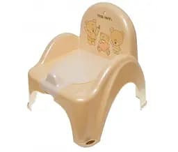 Горщик-стільчик Теga Ведмедки, з музикою, бежевий (PO-043-119)