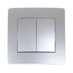 Выключатель Brille двойной внутренний TB-2V2 sl