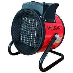 Електрична теплова гармата Vulkan 3,0 кВт, площа обігріву 30 кв.м., червоний/чорний (SL-PTC3000S)