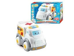 Машина музична Швидка допомога, WToys (укр.)