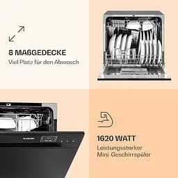 Уцінка!!! Посудомийна машина Klarstein Amazonia 8 1620 Вт (10031525) - мініатюра 3