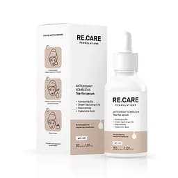 Антиоксидантна сироватка з комбучею Antioxidant Kombucha Tea-Tox Serum RE.CARE 30 мл