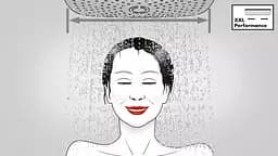 Душова система Hansgrohe Croma Select S 280 1jet Showerpipe з термостатом Brushed Black Chrome 26890340, Шліфований чорний хром - мініатюра 6