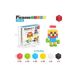 Конструктор Picasso магнітний Tiles Building Cubes 50 деталей (817338023645)