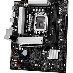 Материнська плата AsRock B860M-X (1851/B860, 2*DDR5, PCIex16, HDMI/DP, 4xSATA, 2xM.2, 2.5Glan, 7.1ch, mATX) (B860M-X) - мініатюра 4