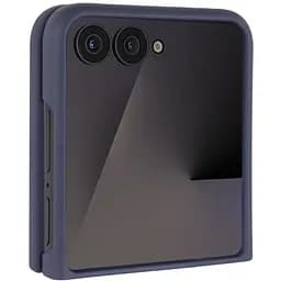 Чехол Foldables Silicone Cover Lakshmi (AAA) для Motorola Razr 50 Темно-синий / Midnight blue