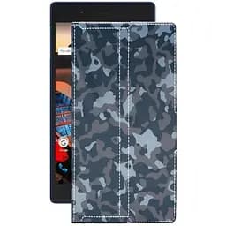 Чохол StatusCASE з екошкіри для планшету Lenovo Tab 3 7 TB3-710i Хаки-синій