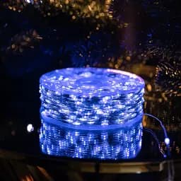 Гірлянда Роса нитка 2000 LED довжина 200 м з пультом від мережі, синій GarlandoPro 2000L200MWBL - мініатюра 21