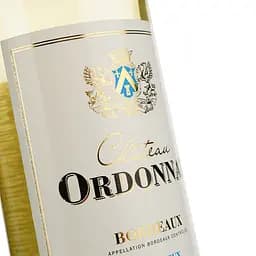 Вино Chateau Ordonnat Bordeaux AOP, біле, сухе, 0,75 л - мініатюра 5
