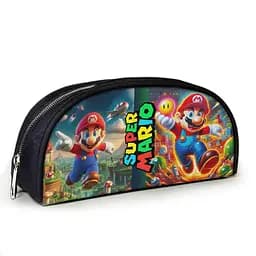 Пенал шкільний з принтом Супер Маріо 23х10х8 см з принтом для хлопчика (3819)