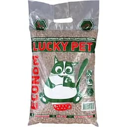 Уцінка. Деревний наповнювач для котячого туалету Lucky Pet економ 3 кг