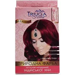 Краска для волос Triuga на основе хны природная бургунд 25 г