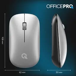 Миша OfficePro M225S Silent Click Wireless Silver [144298] - мініатюра 11