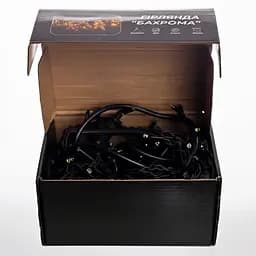 Вулична гірлянда Бахрома GarlandoPro 12 м 200 LED чорний дріт Білий 12MBW - мініатюра 5
