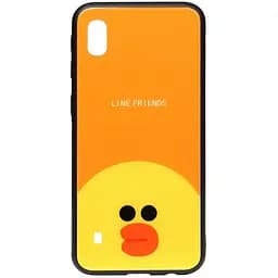 Чехол-накладка Toto Cartoon Print Glass Case Samsung Galaxy A10 Line friends Sally