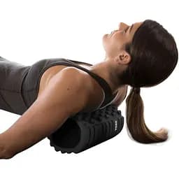 Масажний ролик для йоги та фітнесу York Fitness EVA 33,6 х 14,4 см чорний - мініатюра 2